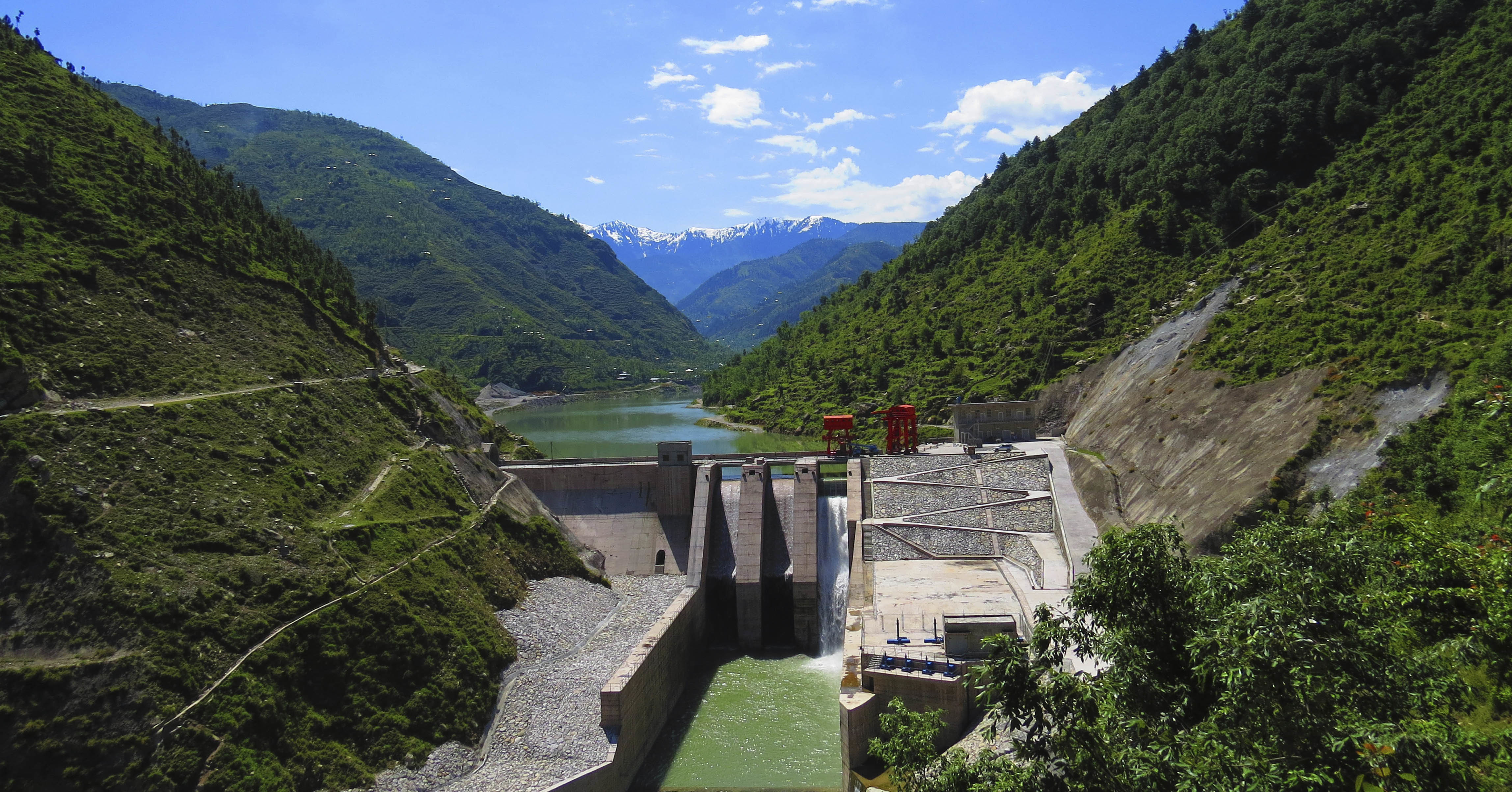 Aktueller Firmenfall über Wasserkraftwerk Pakistans